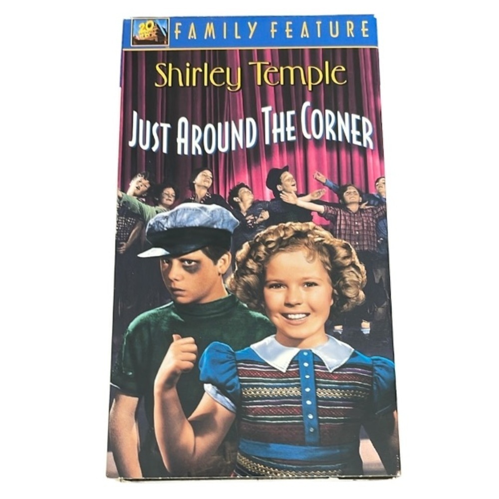 6/$25 VHS Vintage Shirley Temple Just Around The Corner 20th Century Fox 1938